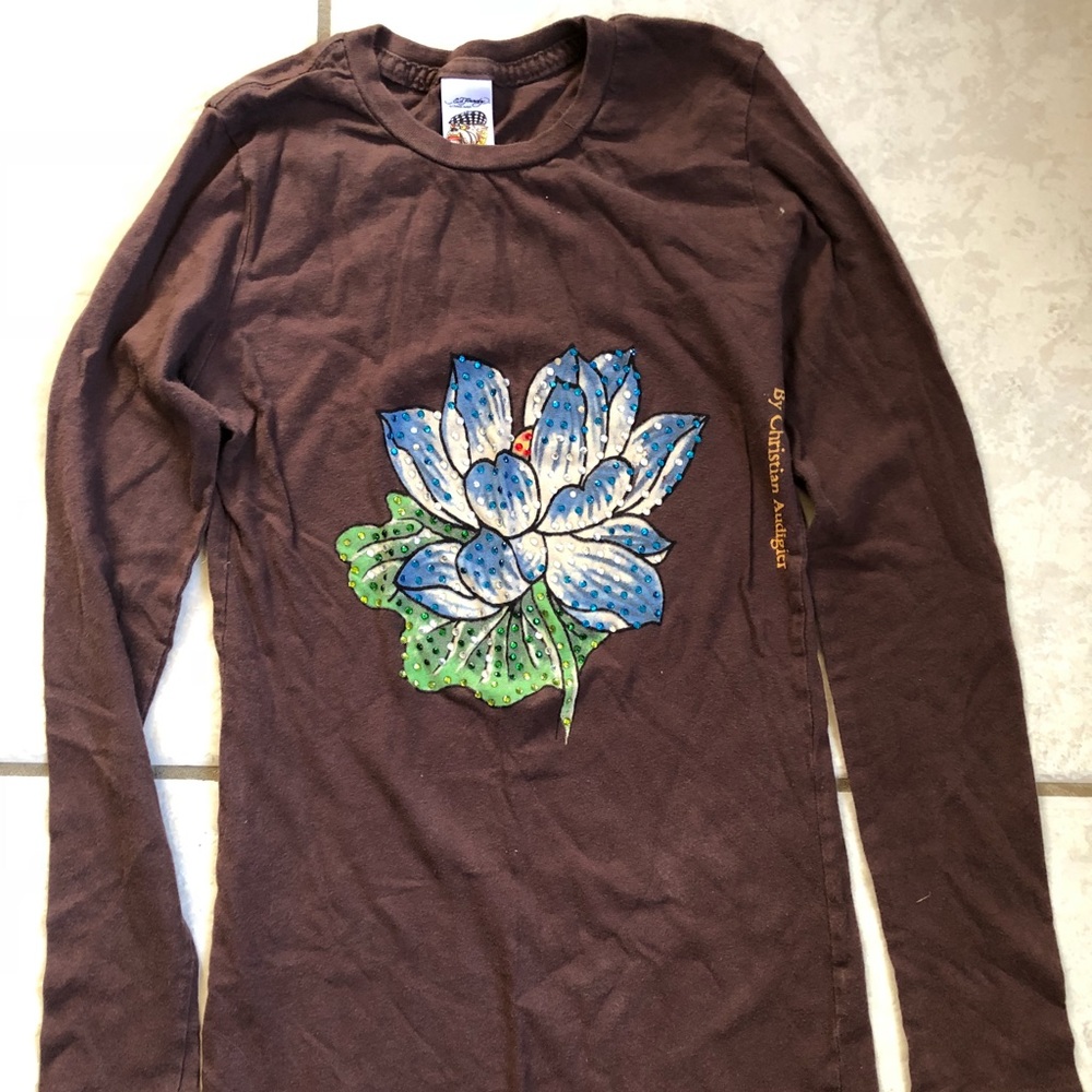 Long sleeved Ed Hardy tee